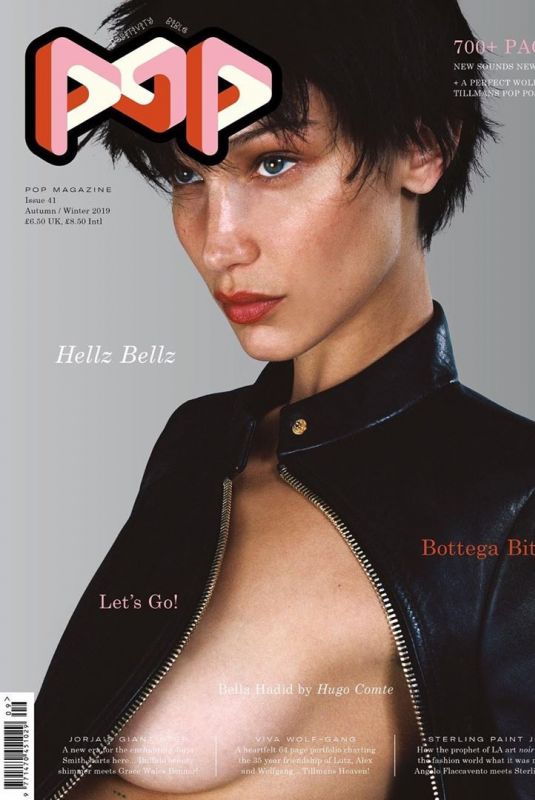 BELLA HADID in Pop Magazine, Autumn/Winter 2019