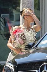 BELLA HADID Leaves a Floral Shop in Los Angeles 08/04/2019