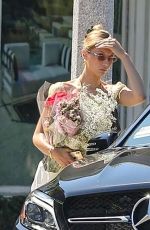 BELLA HADID Leaves a Floral Shop in Los Angeles 08/04/2019