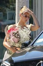 BELLA HADID Leaves a Floral Shop in Los Angeles 08/04/2019