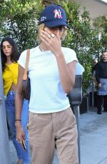 BELLA HADID Out for Lunch at E Baldi in Beverly Hills 08/13/2019