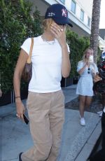 BELLA HADID Out for Lunch at E Baldi in Beverly Hills 08/13/2019