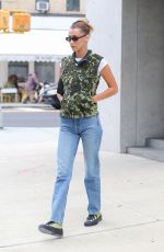 BELLA HADID Out in New York 08/27/2019