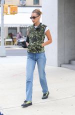 BELLA HADID Out in New York 08/27/2019