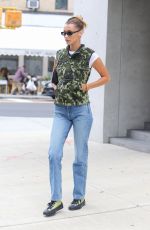 BELLA HADID Out in New York 08/27/2019