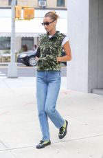 BELLA HADID Out in New York 08/27/2019