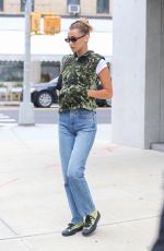 BELLA HADID Out in New York 08/27/2019