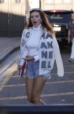 BELLA THORNE Arrives at Barnes & Noble in Los Angeles 08/13/2019