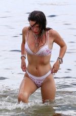 BELLA THORNE in Bikini at a Beach in Miami 08/07/2019