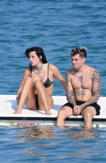 BELLA THORNE in Bikini on Holiday in Sardinia 08/25/2019