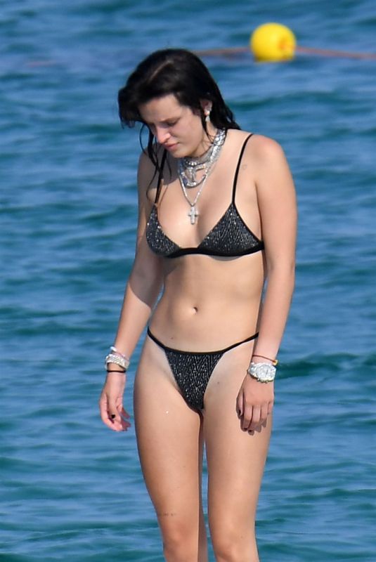 BELLA THORNE in Bikini on Holiday in Sardinia 08/25/2019