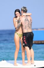BELLA THORNE in Bikini on Vacation in Sardinia 08/24/2019