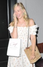 BETH BEHRS Out for Dinner in West Hollywood 08/01/2019