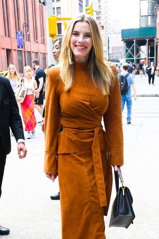 BETTY GILPIN Arrives at Build Studios in New York 08/13/2019