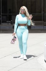 BLAC CHYNA in Tights out in Beverly Hills 08/20/2019