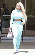 BLAC CHYNA in Tights out in Beverly Hills 08/20/2019
