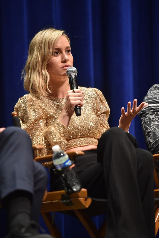 BRIE LARSON at Just Mercy Screening in Los Angeles 08/22/2019