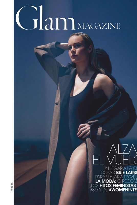 BRIE LARSON in Glam Magazine, Spain March 2019