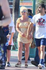 BRITNEY SPEARS Out at Disneyland 08/04/2019