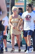 BRITNEY SPEARS Out at Disneyland 08/04/2019