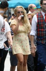 BRITNEY SPEARS Out at Disneyland 08/04/2019