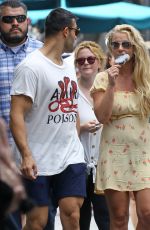BRITNEY SPEARS Out at Disneyland 08/04/2019
