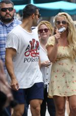 BRITNEY SPEARS Out at Disneyland 08/04/2019