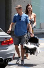 BRITTANY WARD and Jenson Button Out in Los Angeles 07/29/2019