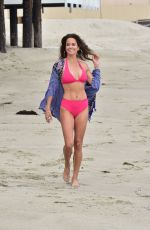 BROOKE BURKE in Bikini for Her Brookeburkebody App at a Beach in Malibu 08/07/2019