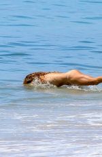 BROOKE BURKE in Bikini on the Beach in Malibu 08/26/2019