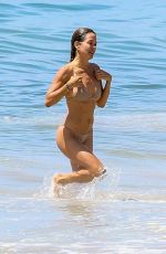 BROOKE BURKE in Bikini on the Beach in Malibu 08/26/2019
