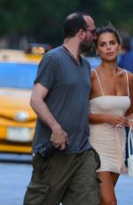 BROOKS NADER in Tight Dress Out in New York 08/10/2019