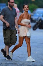 BROOKS NADER in Tight Dress Out in New York 08/10/2019