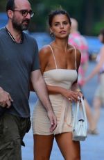 BROOKS NADER in Tight Dress Out in New York 08/10/2019