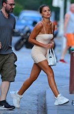 BROOKS NADER in Tight Dress Out in New York 08/10/2019