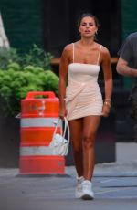 BROOKS NADER in Tight Dress Out in New York 08/10/2019