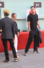 BRYANA HOLLY and Nicholas Hoult Out in Los Angeles 07/30/2019