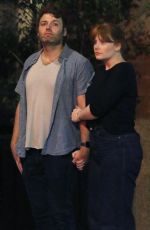 BRYCE DALLAS HOWARD and Seth Gabel Night Out in New York 08/14/2019