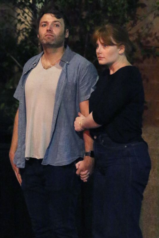 BRYCE DALLAS HOWARD and Seth Gabel Night Out in New York 08/14/2019