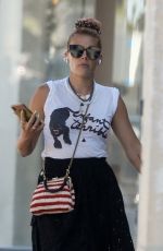 BUSY PHILIPPS Out at Larchmont Village in Los Angeles 08/02/2019