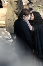 CAITRIONA BALFE on the Set of Outlander in Fife 06/02/2019