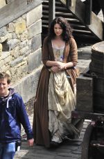 CAITRIONA BALFE on the Set of Outlander in Fife 06/02/2019