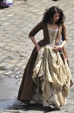 CAITRIONA BALFE on the Set of Outlander in Fife 06/02/2019