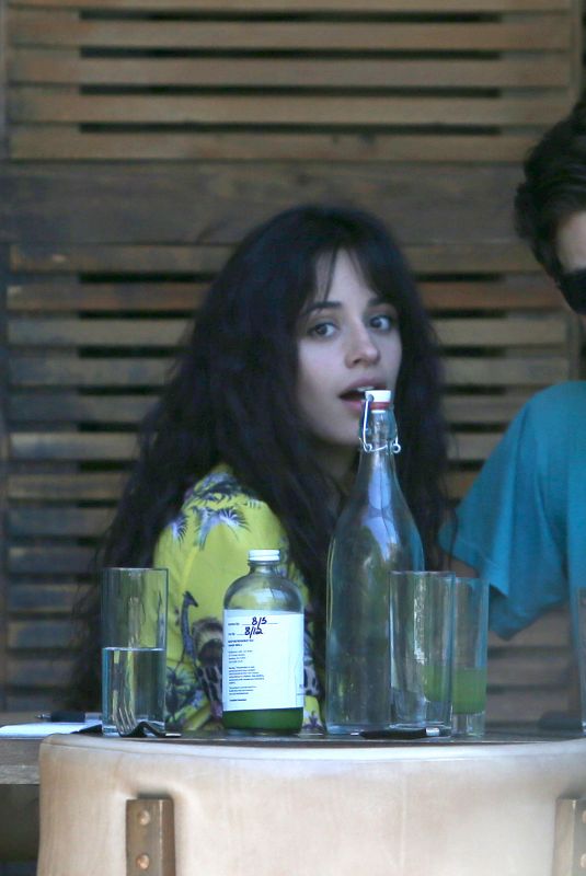 CAMILA CABELLO and Matthew Hussey Out for Lunch in New York 08/09/2019