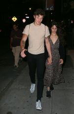 CAMILA CABELLO and Shawn Mendes Out for Dinner at Extra Virgin in New York 08/26/2019