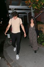 CAMILA CABELLO and Shawn Mendes Out for Dinner at Extra Virgin in New York 08/26/2019