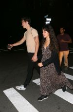 CAMILA CABELLO and Shawn Mendes Out for Dinner at Extra Virgin in New York 08/26/2019