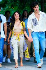CAMILA CABELLO and Shawn Mendes Out in New York 08/08/2019