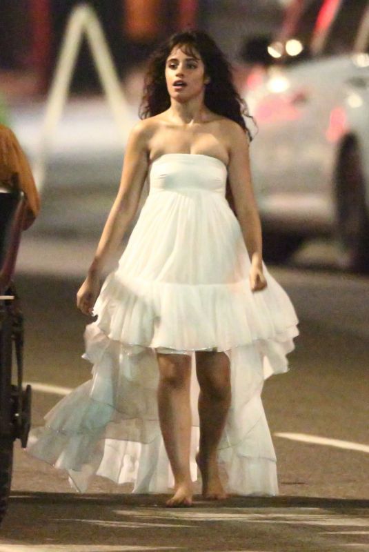 CAMILA CABELLO on the Set of Her New Music Video in Los Angeles 08/13/2019
