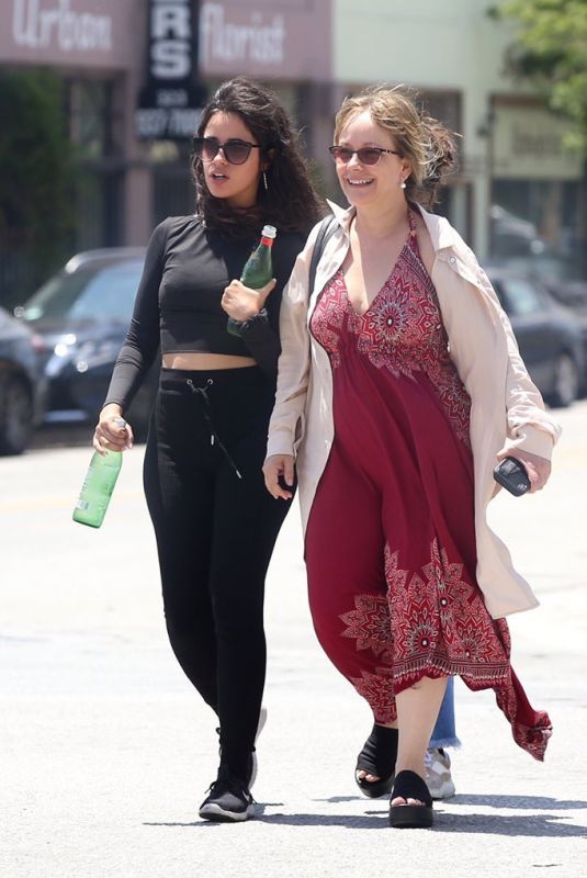 CAMILA CABELLO Out in Los Angeles with Her Mom and Sister 08/03/2019